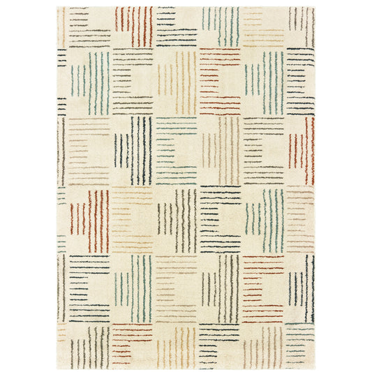Oriental Weavers Carson  Ivory Multi Modern & Contemporary