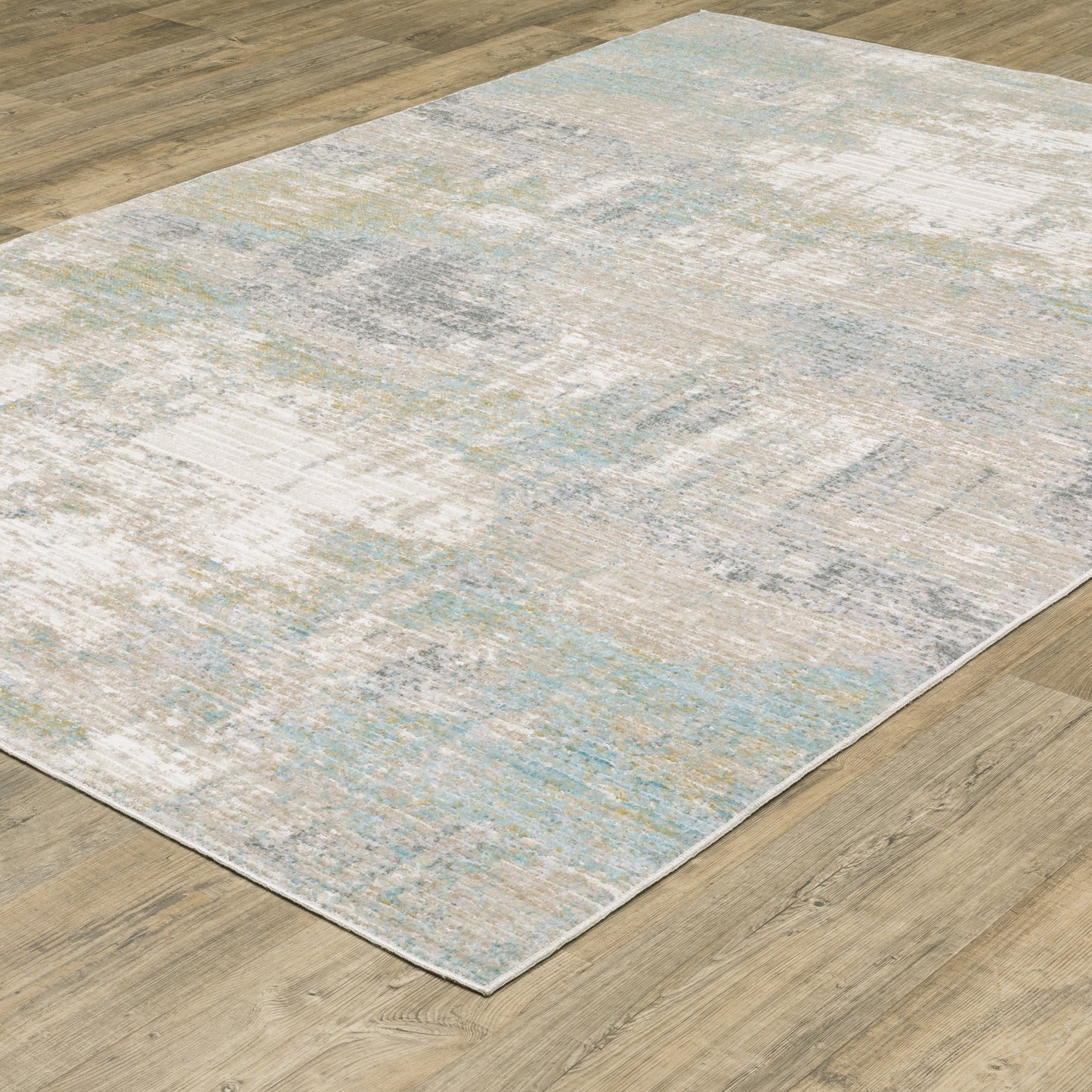 Oriental Weavers Cavett  Ivory Teal Modern & Contemporary
