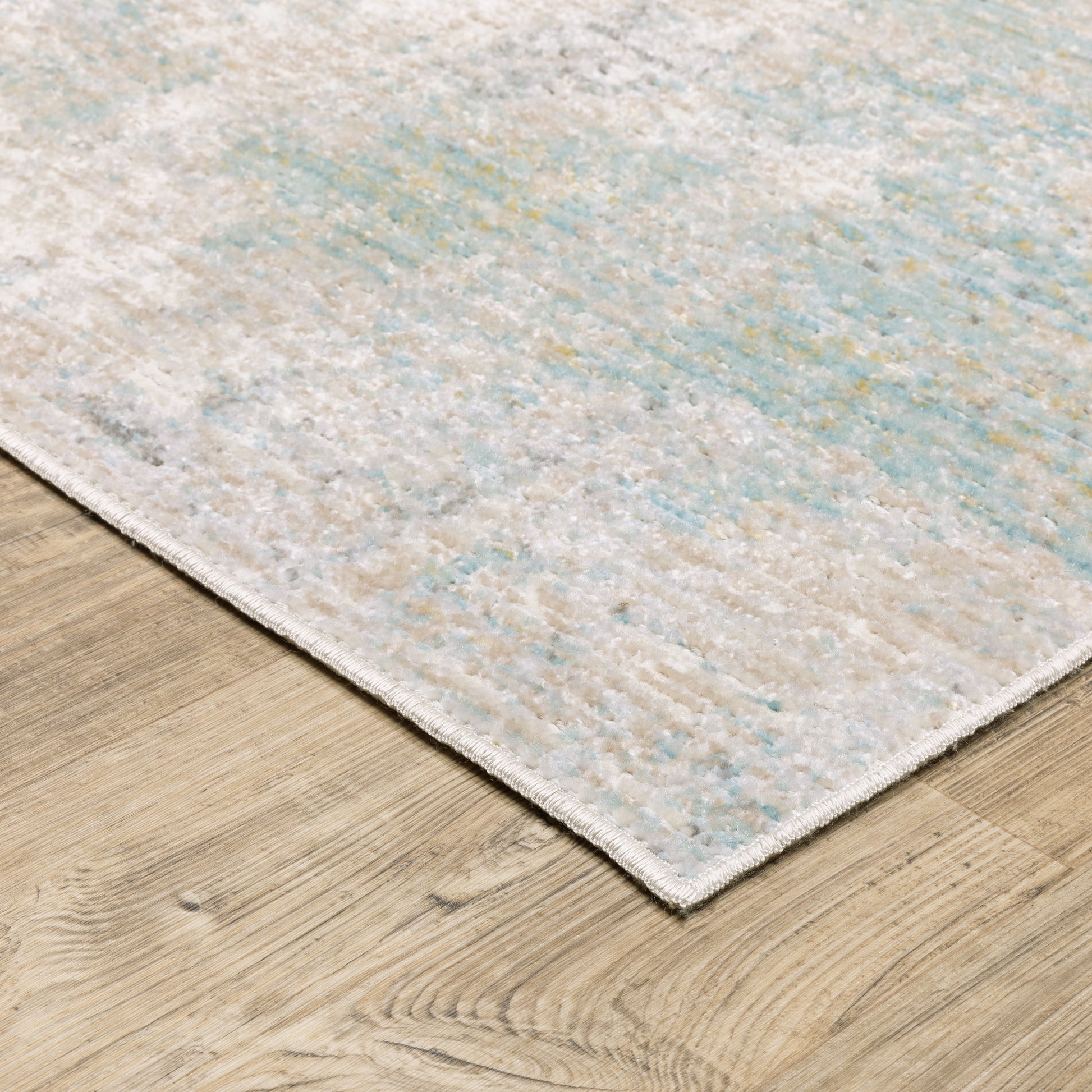 Oriental Weavers Cavett  Ivory Teal Modern & Contemporary
