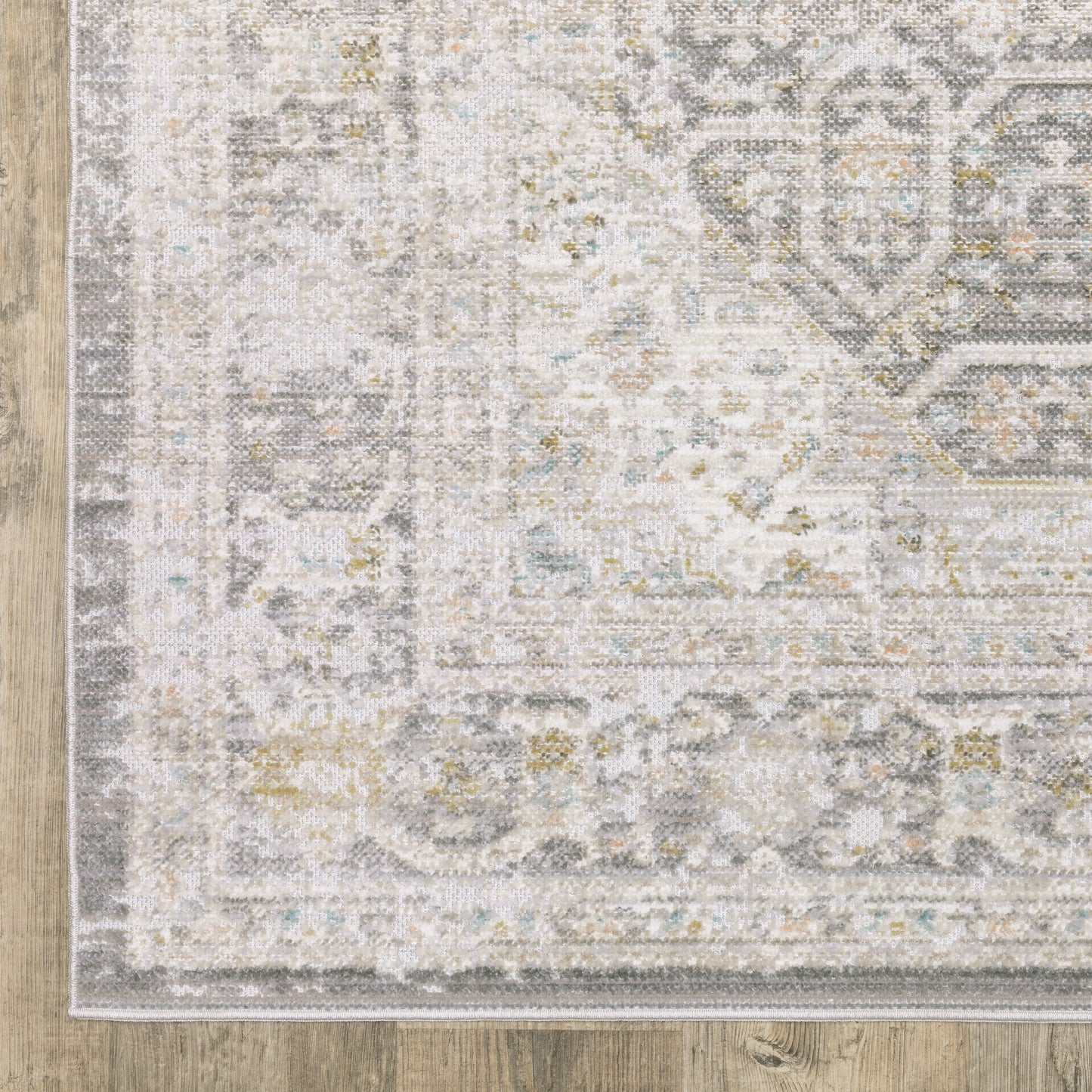 Oriental Weavers Cavett  Gray Orange Vintage