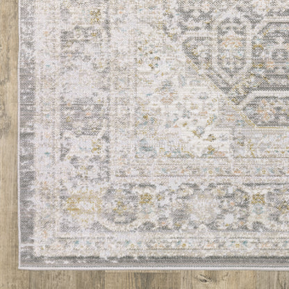 Oriental Weavers Cavett  Gray Orange Vintage