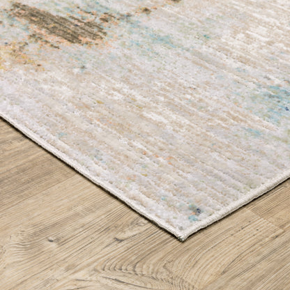 Oriental Weavers Cavett  Ivory Blue Modern & Contemporary