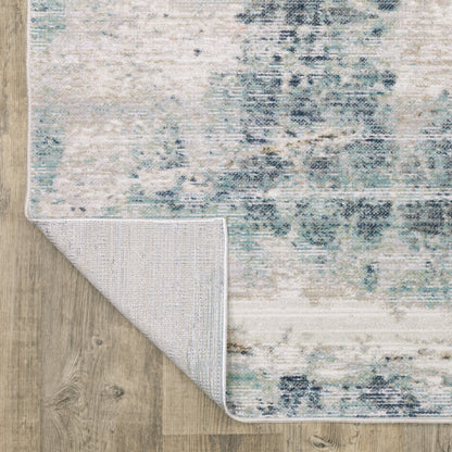 Oriental Weavers Cavett  Ivory Blue Modern & Contemporary