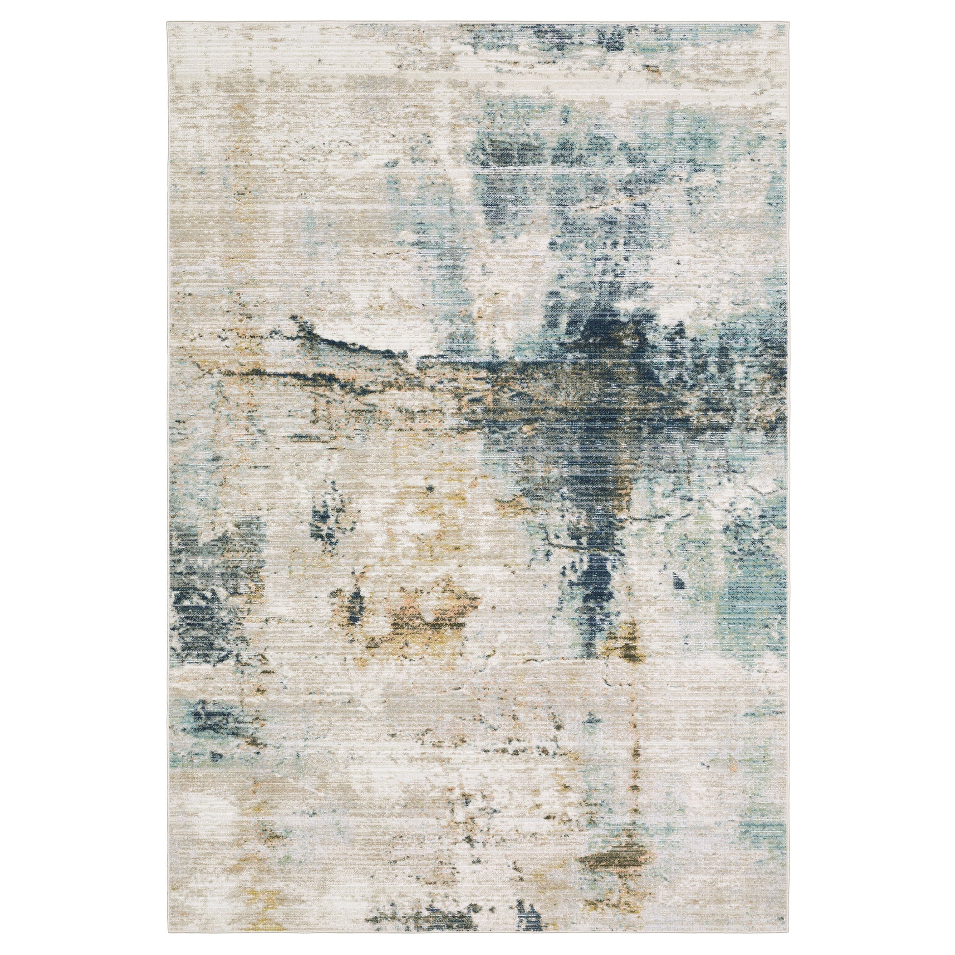 Oriental Weavers Cavett  Ivory Blue Modern & Contemporary