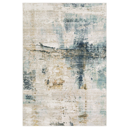 Oriental Weavers Cavett  Ivory Blue Modern & Contemporary