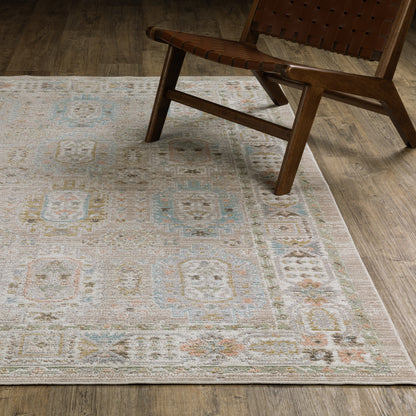 Oriental Weavers Cavett  Beige Blue Vintage