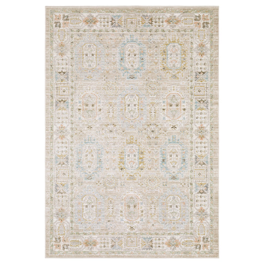 Oriental Weavers Cavett  Beige Blue Vintage
