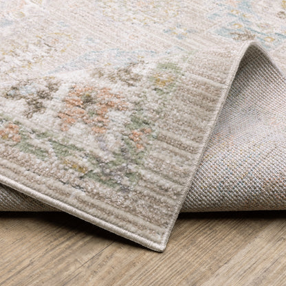 Oriental Weavers Cavett  Beige Blue Vintage