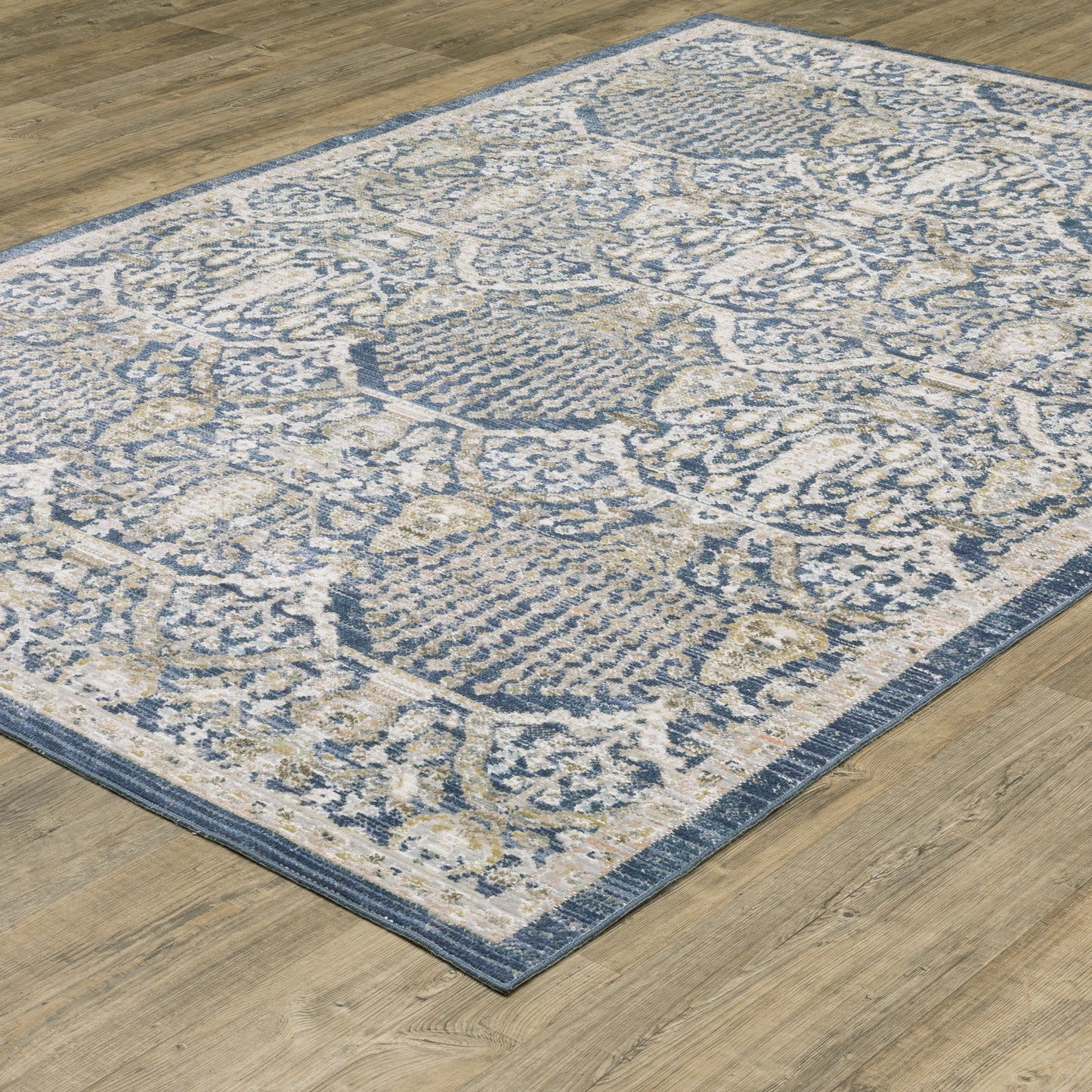 Oriental Weavers Cavett  Blue Gold Traditional