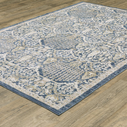 Oriental Weavers Cavett  Blue Gold Traditional