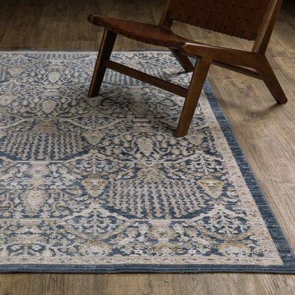 Oriental Weavers Cavett  Blue Gold Traditional