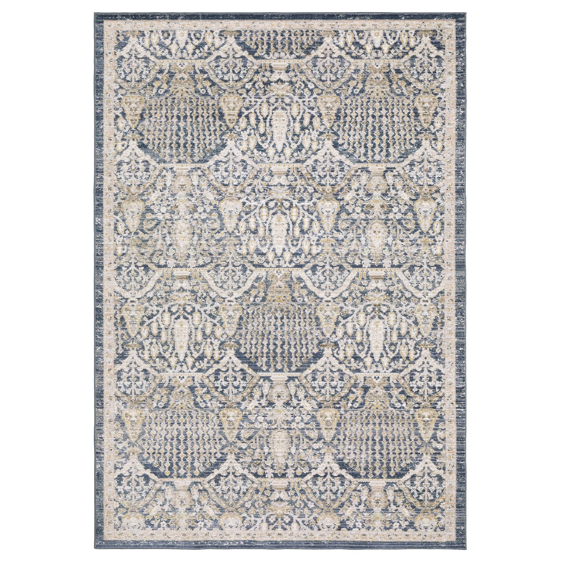 Oriental Weavers Cavett  Blue Gold Traditional
