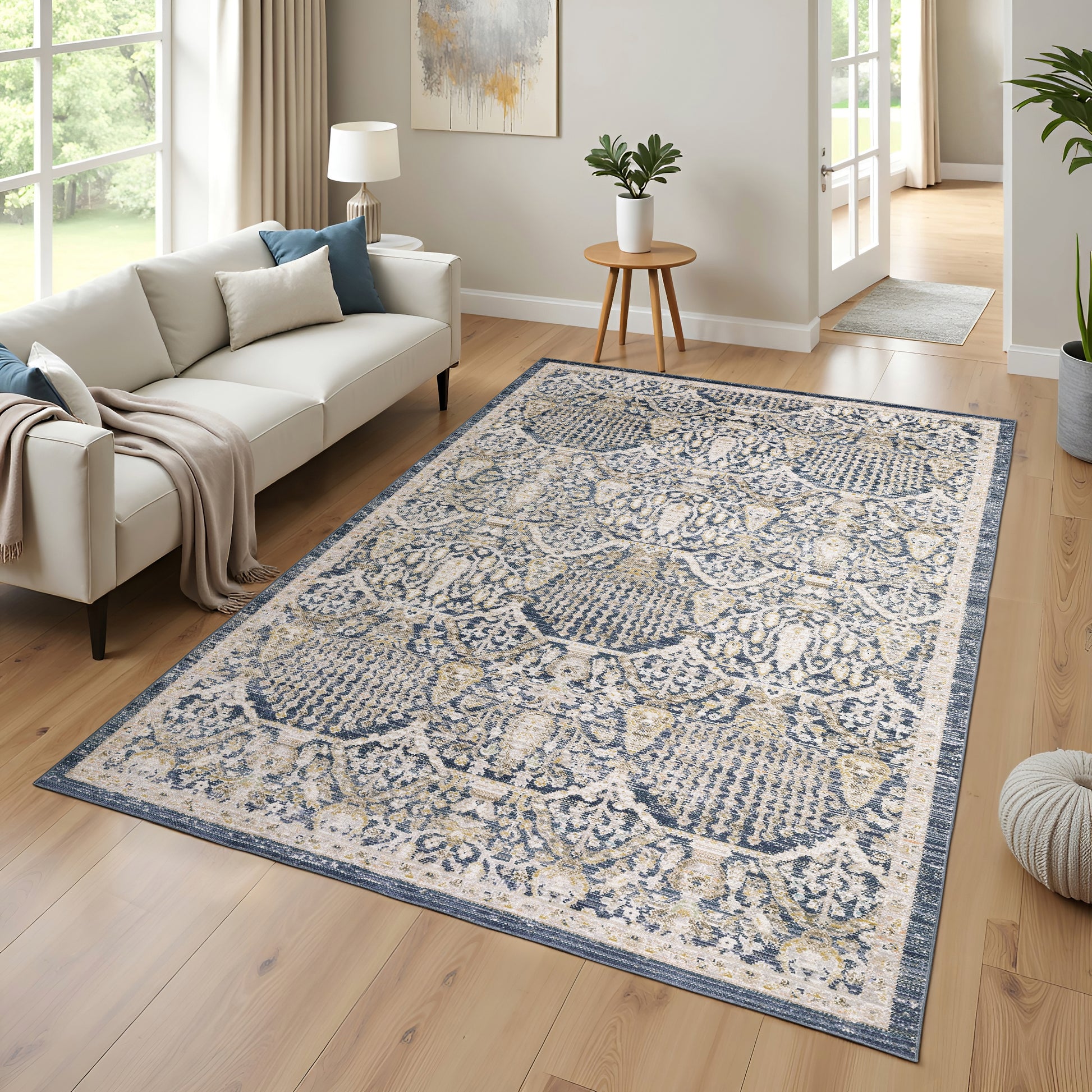 Oriental Weavers Cavett  Blue Gold Traditional