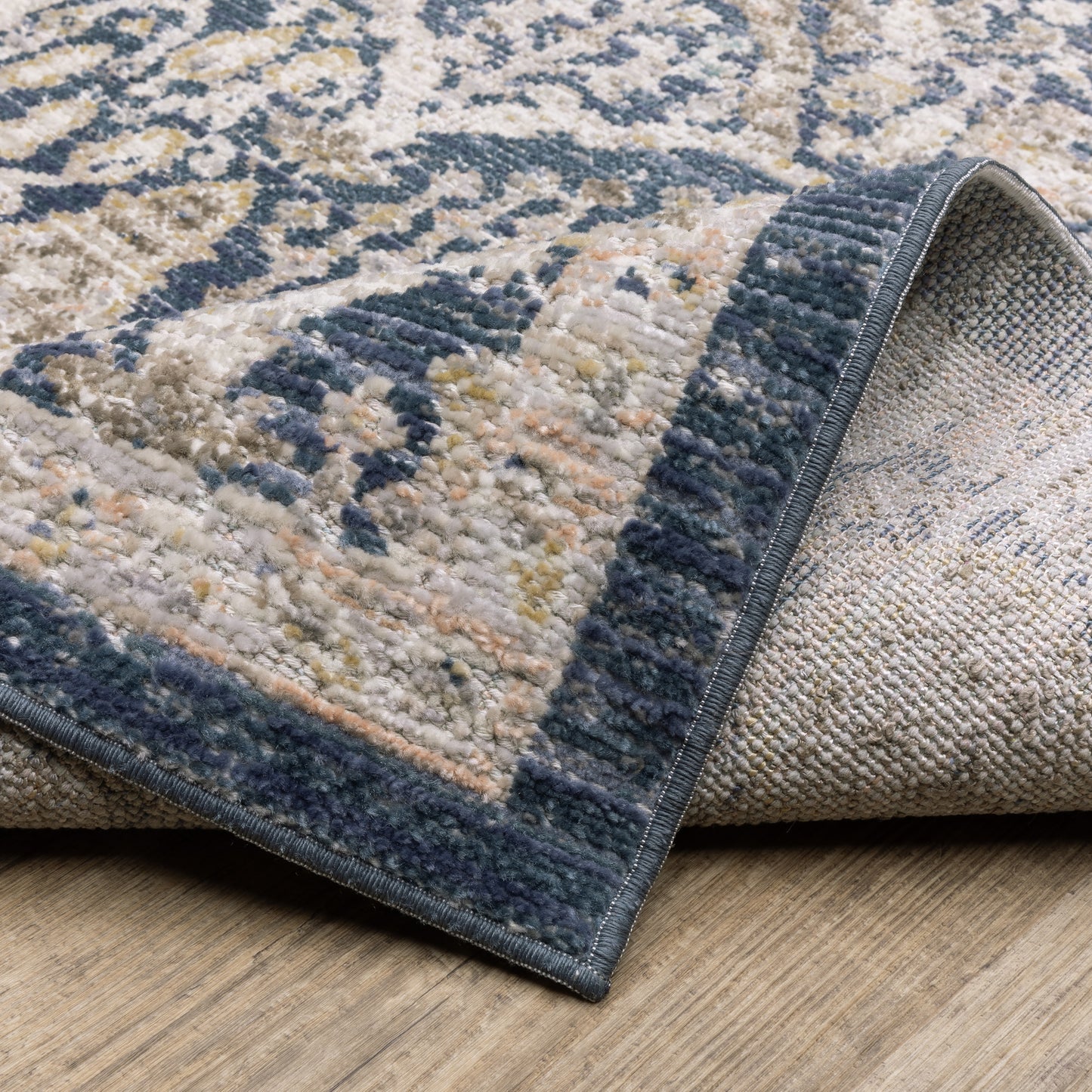 Oriental Weavers Cavett  Blue Gold Traditional