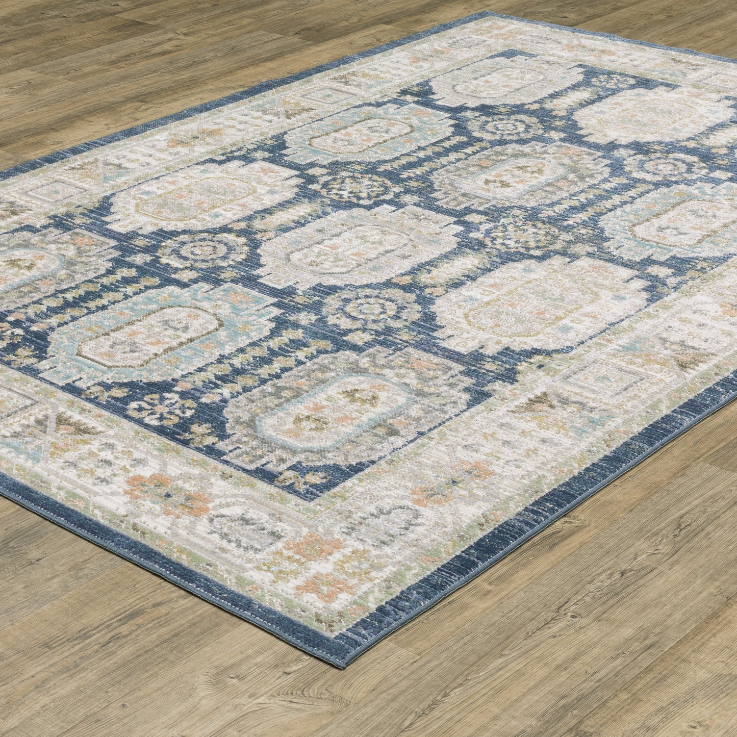 Oriental Weavers Cavett  Blue Ivory Vintage