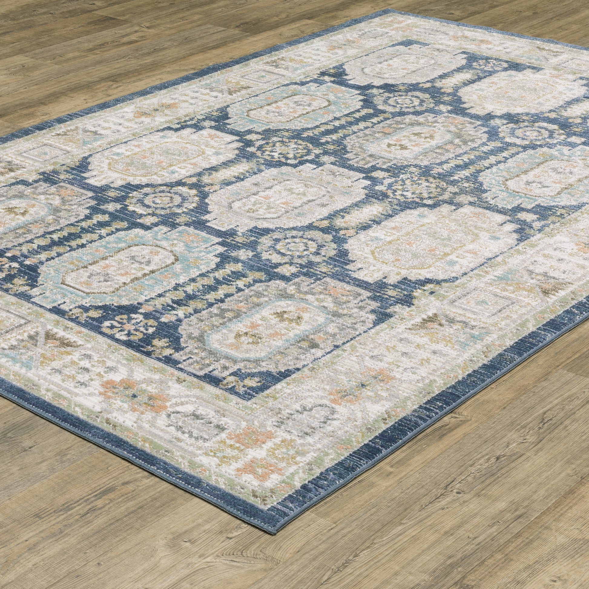 Oriental Weavers Cavett  Blue Ivory Vintage