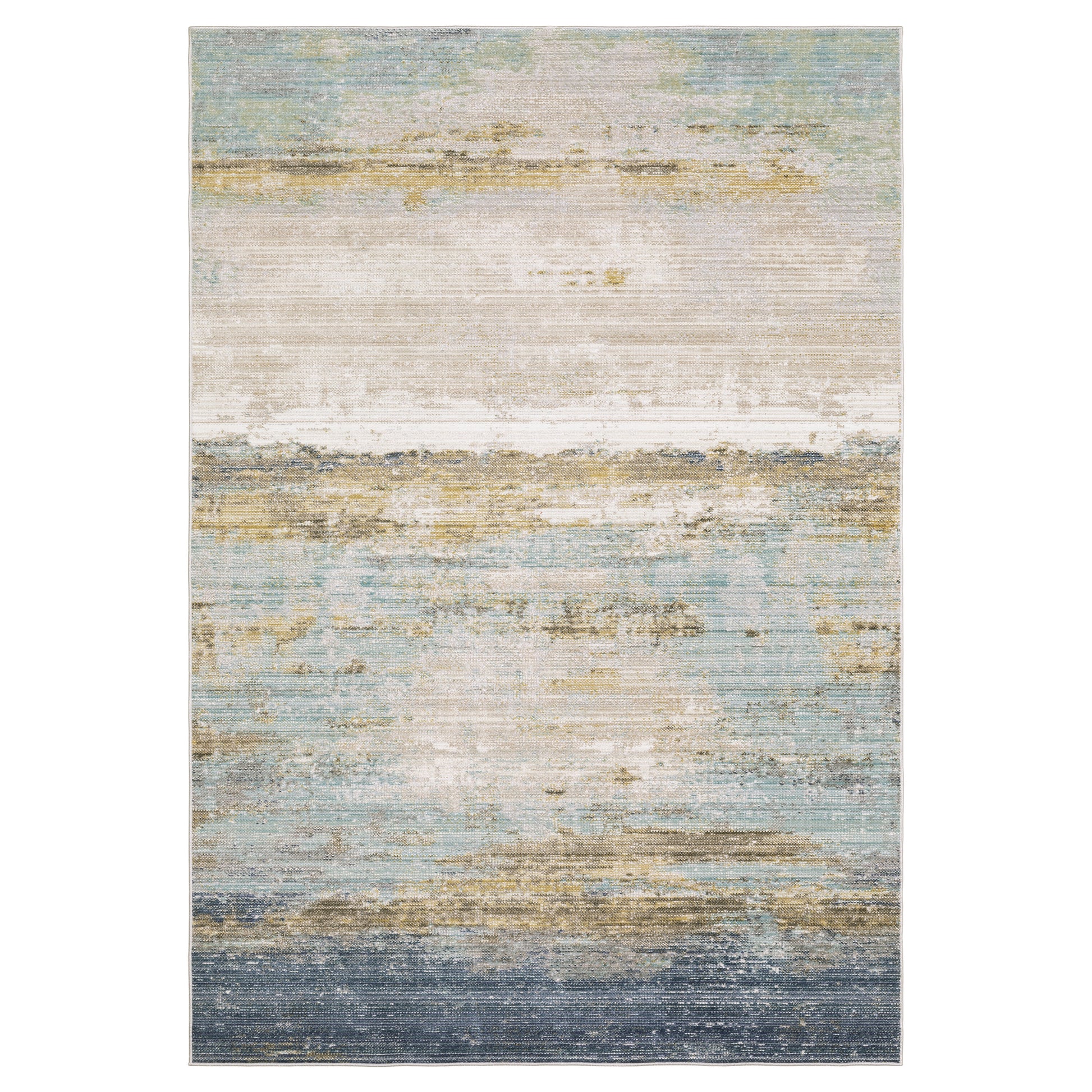 Oriental Weavers Cavett  Blue Beige Modern & Contemporary
