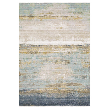 Oriental Weavers Cavett  Blue Beige Modern & Contemporary