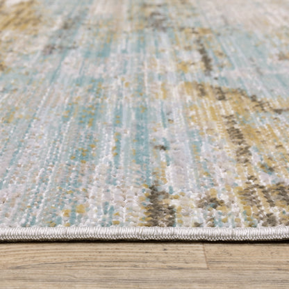 Oriental Weavers Cavett  Blue Beige Modern & Contemporary