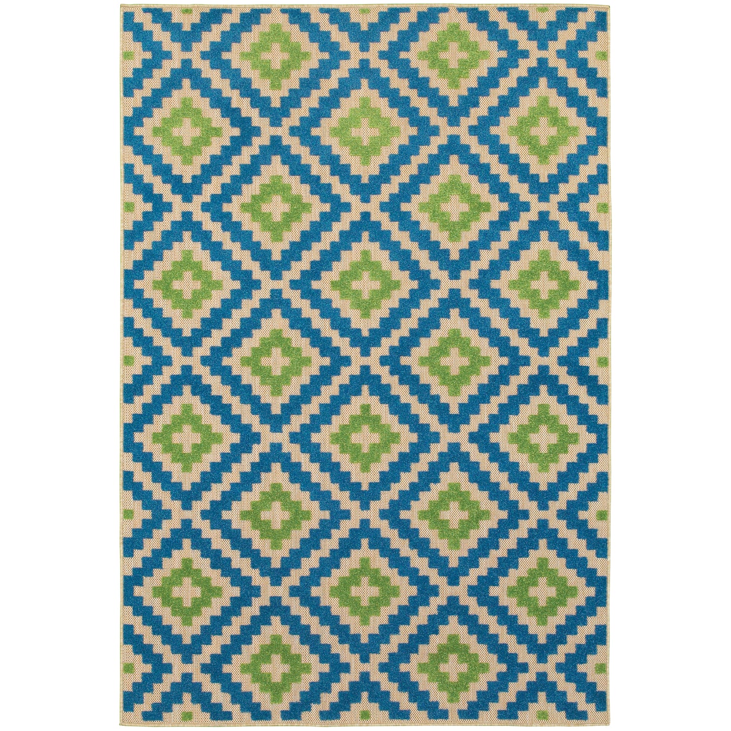 Oriental Weavers Cayman  Blue Green Moroccan