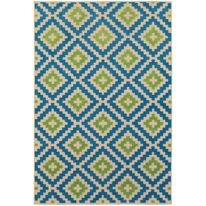 Oriental Weavers Cayman  Blue Green Moroccan