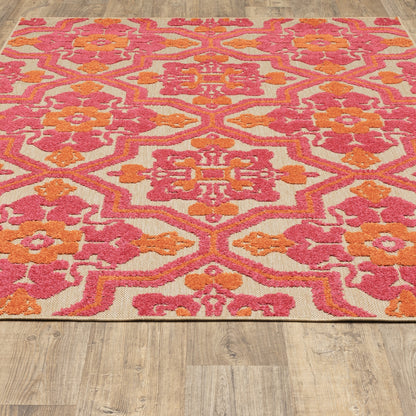 Oriental Weavers Cayman  Sand Pink Bohemian