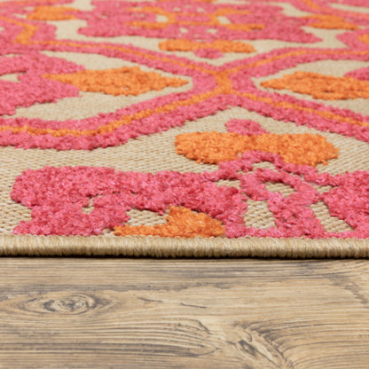 Oriental Weavers Cayman  Sand Pink Bohemian