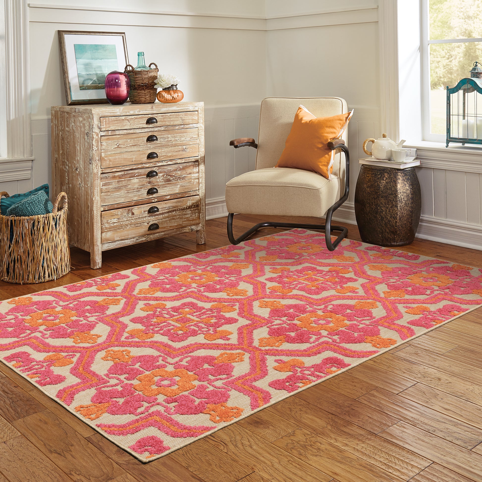 Oriental Weavers Cayman  Sand Pink Bohemian