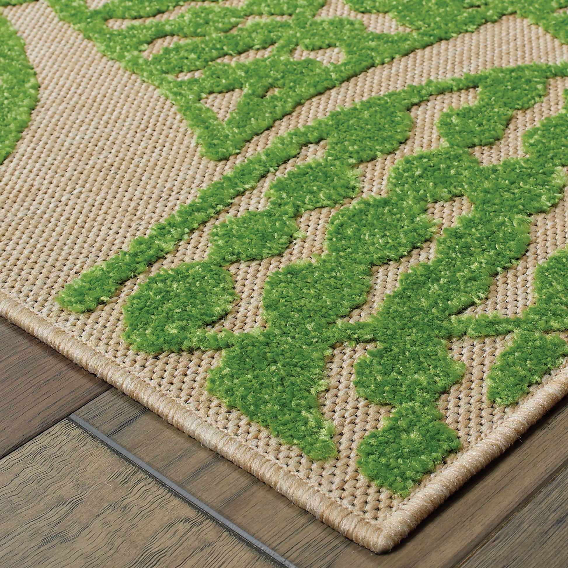 Oriental Weavers Cayman  Sand Green Tropical