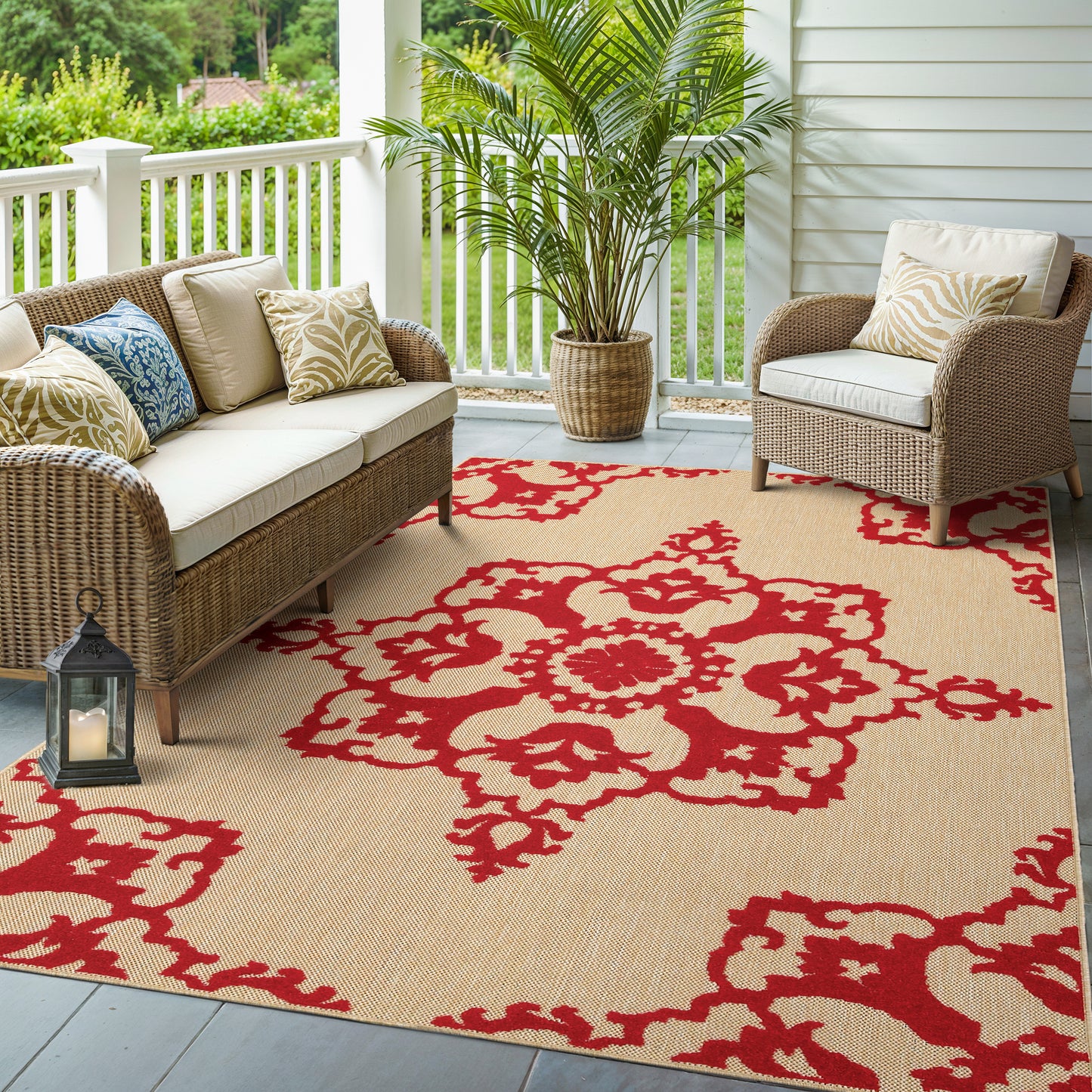 Oriental Weavers Cayman  Sand Red Transitional
