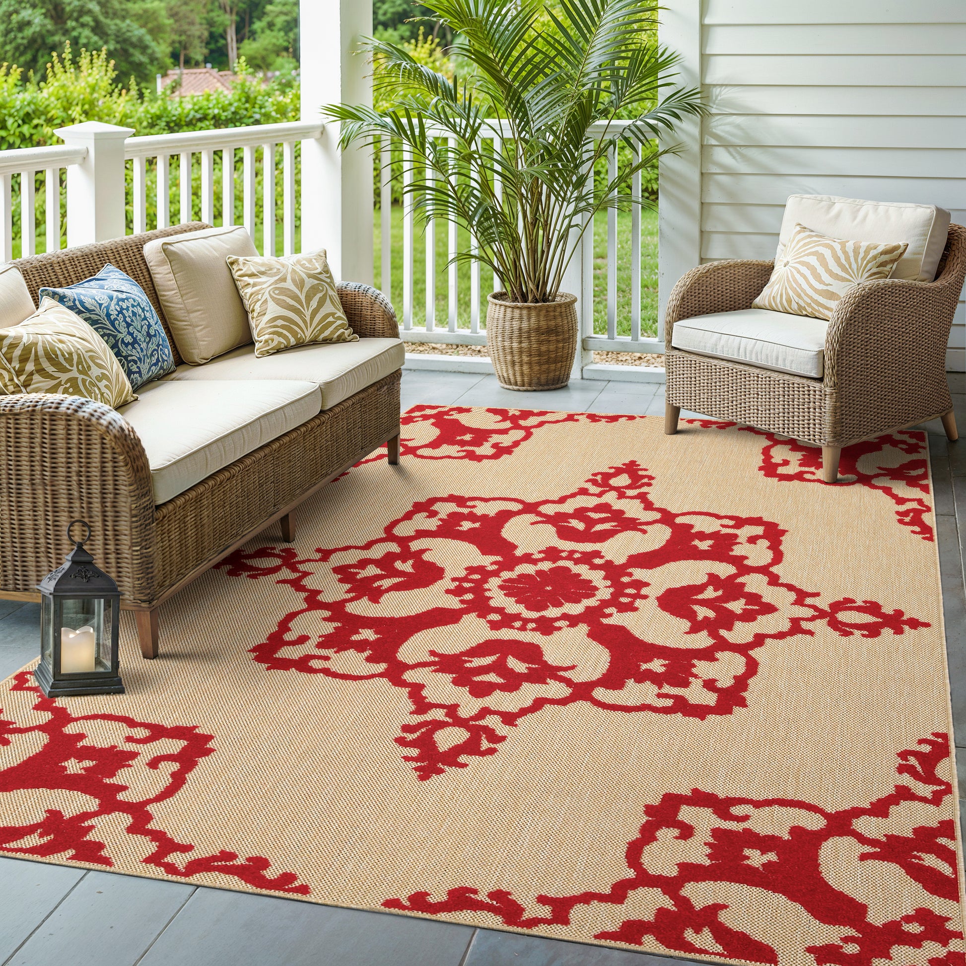 Oriental Weavers Cayman  Sand Red Transitional