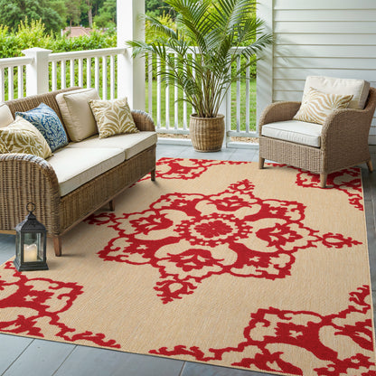 Oriental Weavers Cayman  Sand Red Transitional