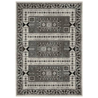 Oriental Weavers Chamberlain  Ivory Charcoal Traditional