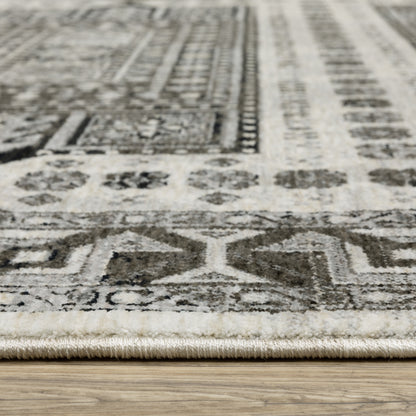 Oriental Weavers Chamberlain  Ivory Charcoal Traditional