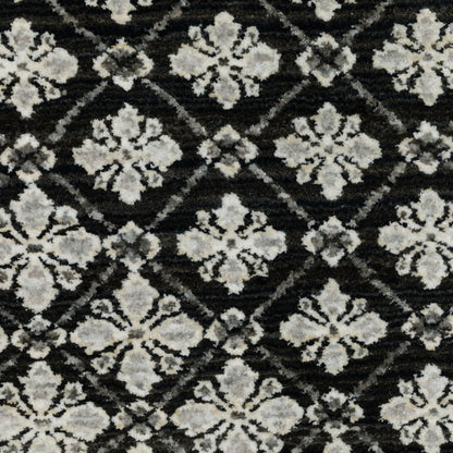 Oriental Weavers Chamberlain  Black Grey Traditional
