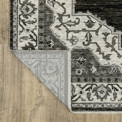 Oriental Weavers Chamberlain  Charcoal Ivory Traditional