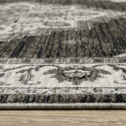 Oriental Weavers Chamberlain  Charcoal Ivory Traditional