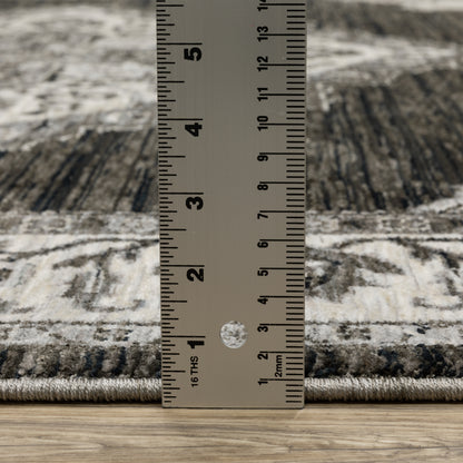 Oriental Weavers Chamberlain  Charcoal Ivory Traditional