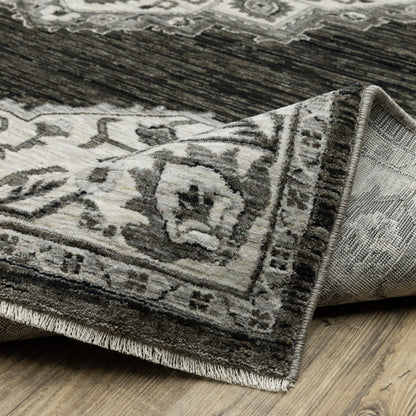Oriental Weavers Chamberlain  Charcoal Ivory Traditional