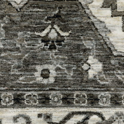 Oriental Weavers Chamberlain  Charcoal Ivory Traditional