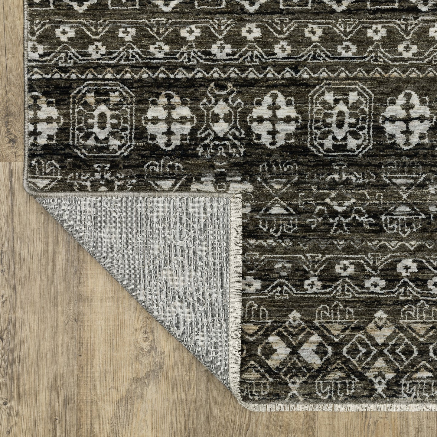 Oriental Weavers Chamberlain  Black Grey Tribal