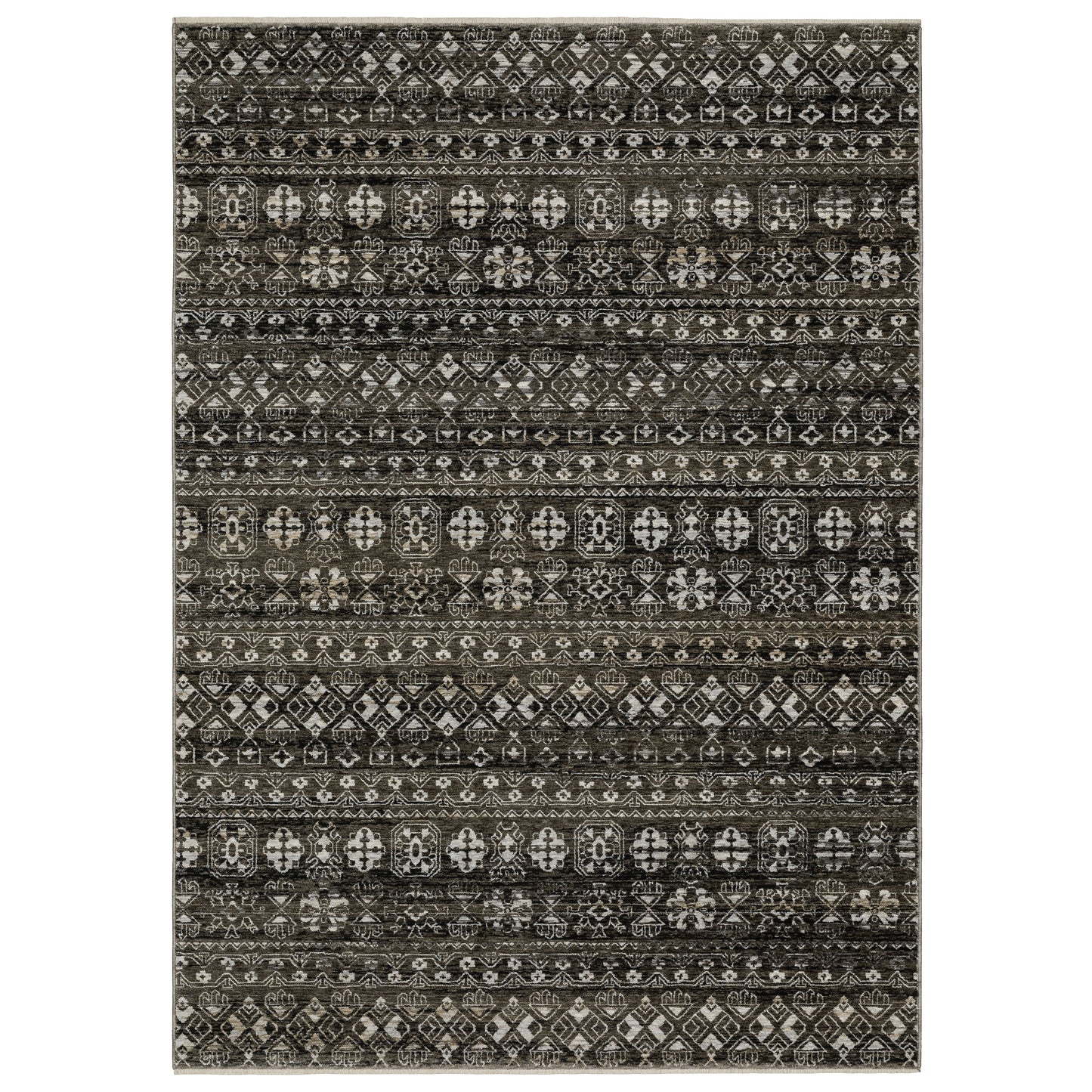 Oriental Weavers Chamberlain  Black Grey Tribal