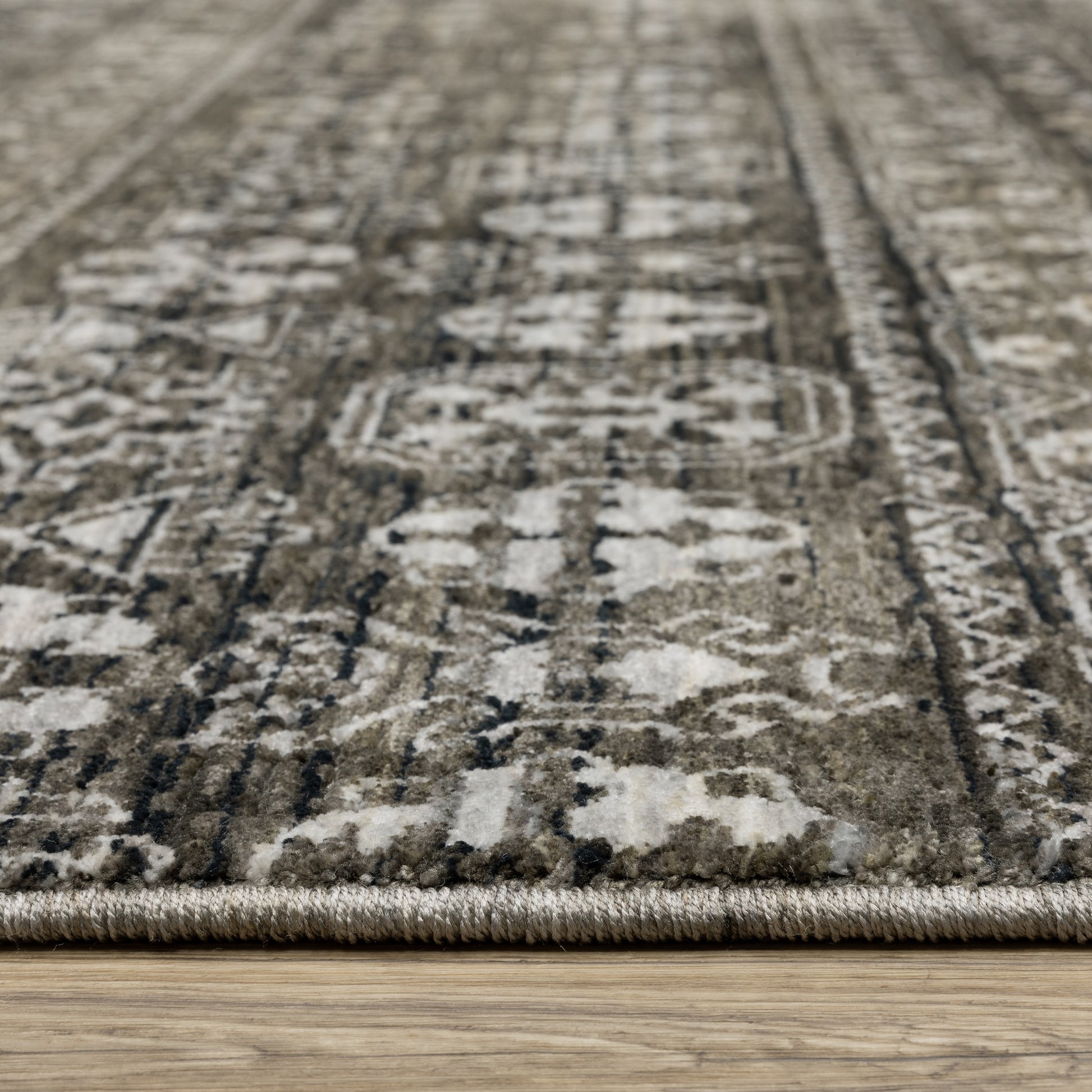 Oriental Weavers Chamberlain  Black Grey Tribal