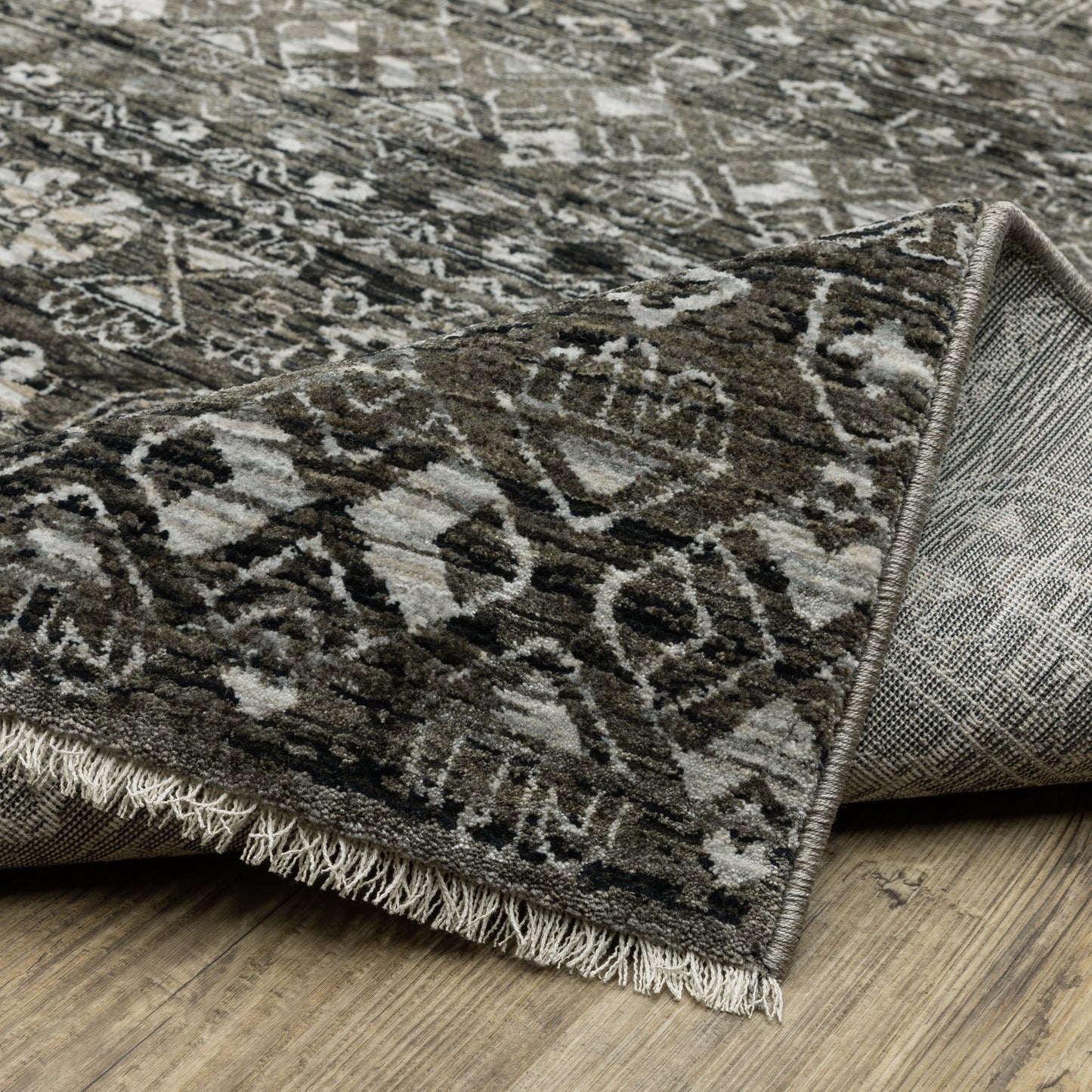 Oriental Weavers Chamberlain  Black Grey Tribal