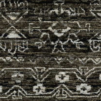 Oriental Weavers Chamberlain  Black Grey Tribal