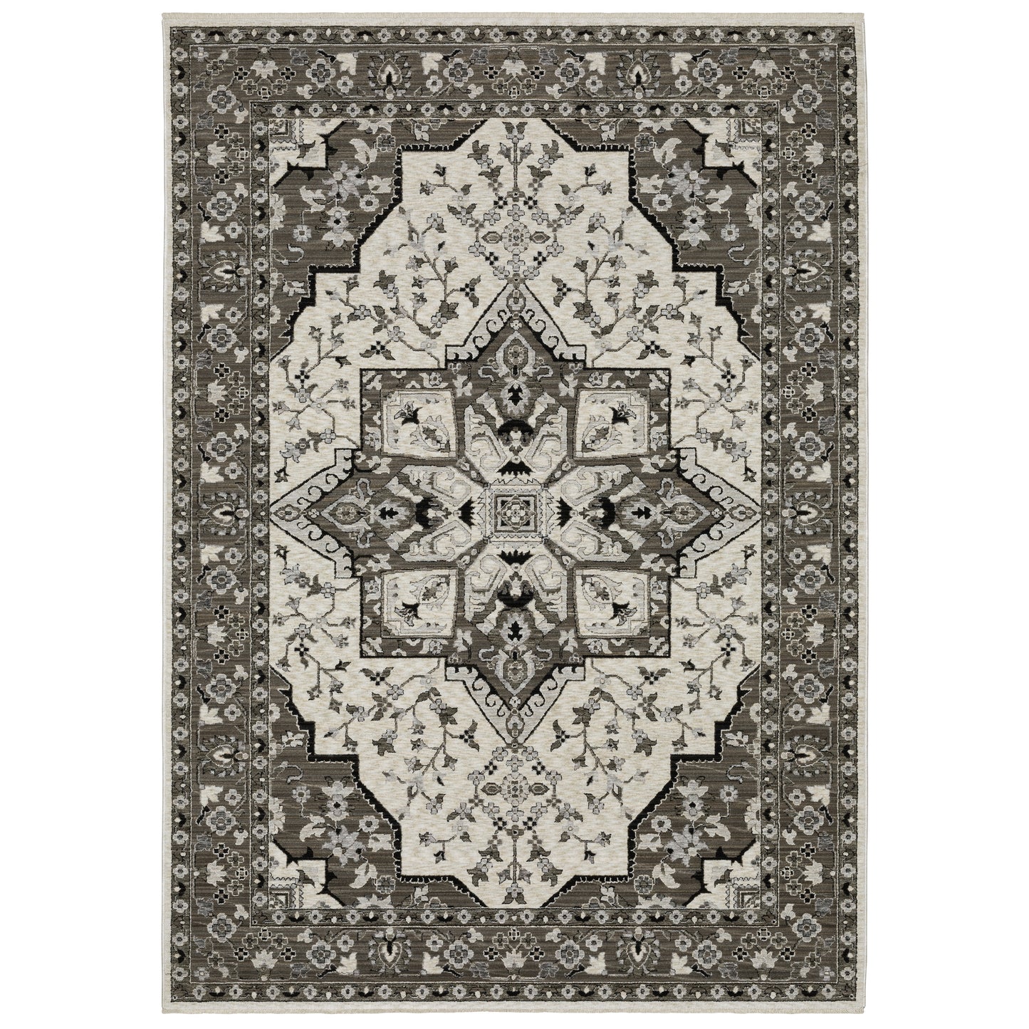 Oriental Weavers Chamberlain  Ivory Grey Traditional