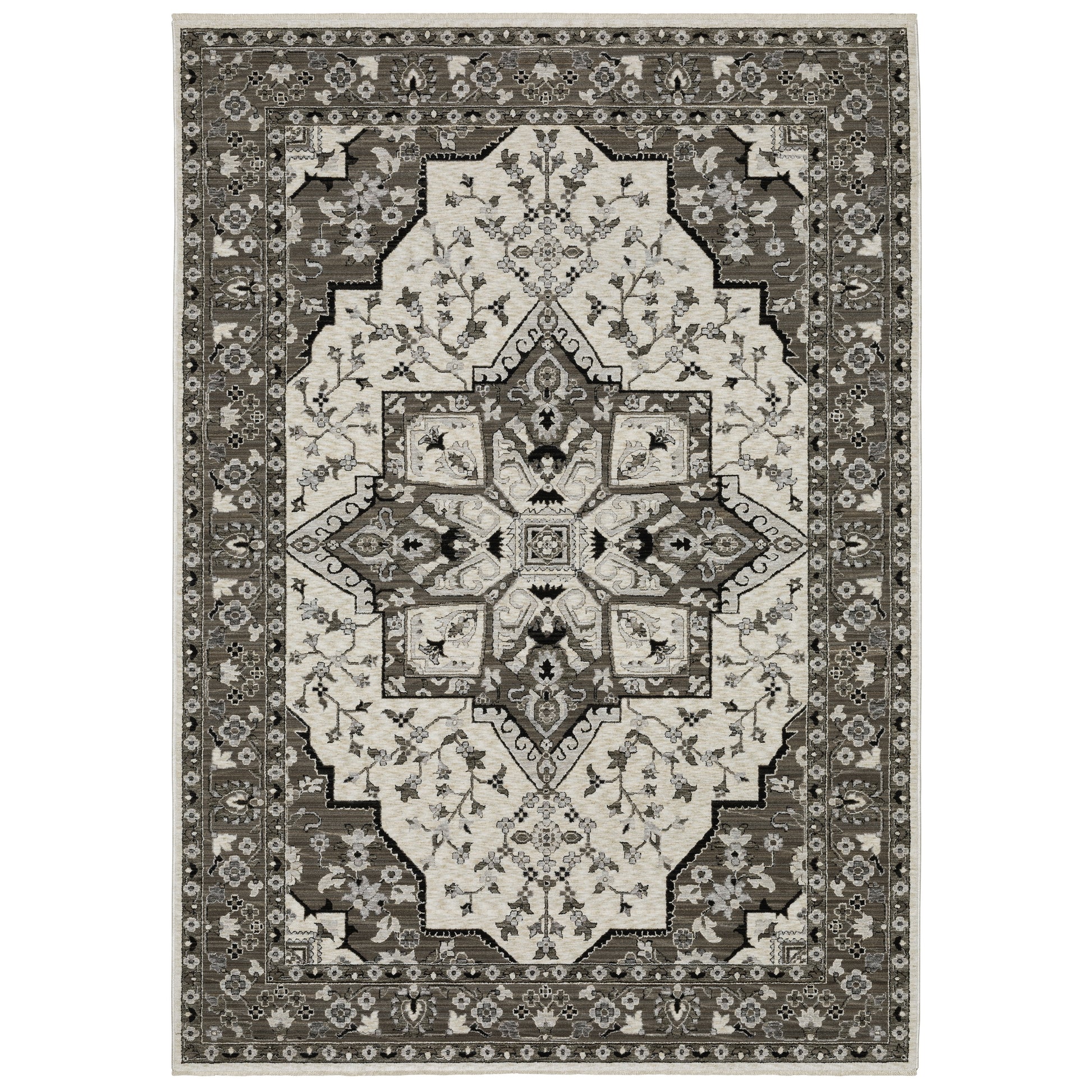 Oriental Weavers Chamberlain  Ivory Grey Traditional
