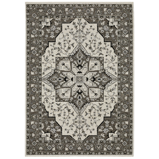 Oriental Weavers Chamberlain  Ivory Grey Traditional