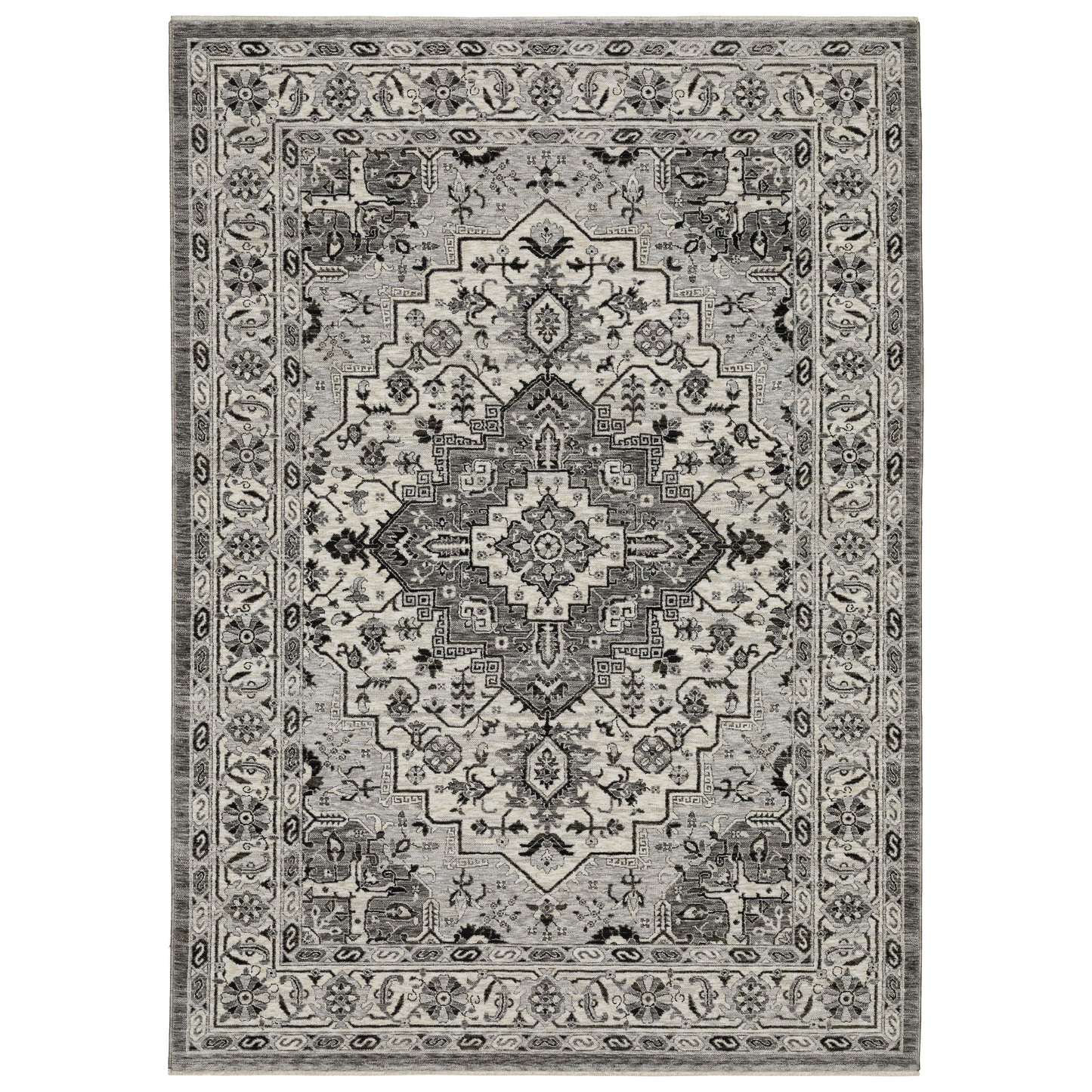 Oriental Weavers Chamberlain  Grey Ivory Traditional