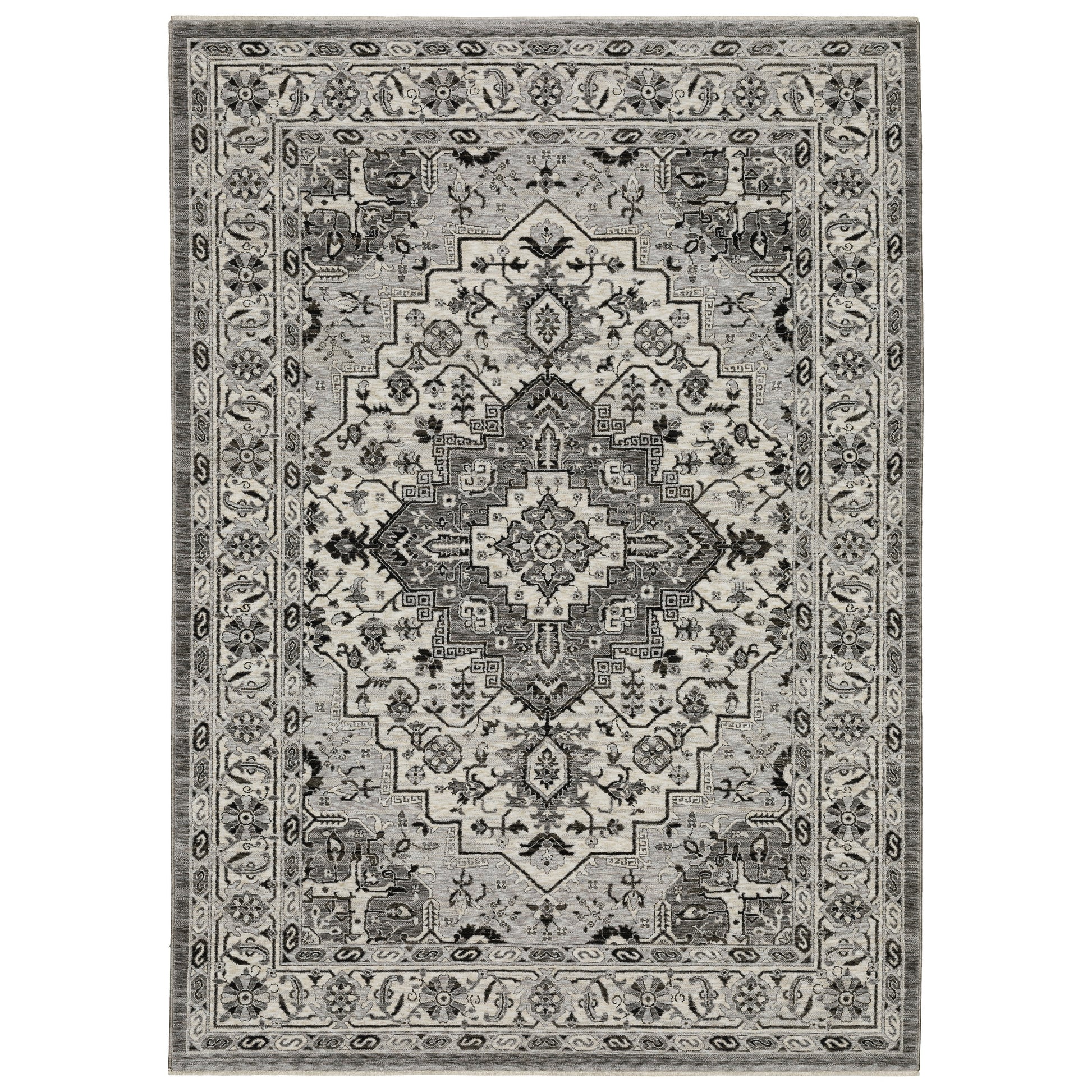 Oriental Weavers Chamberlain  Grey Ivory Traditional